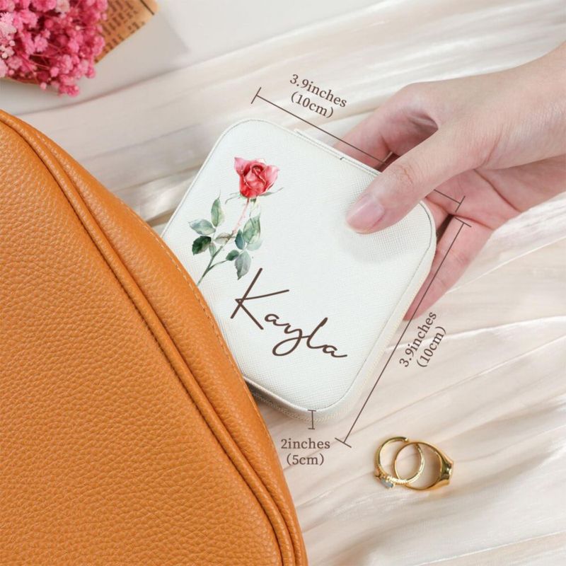 Caja de Joyería Corissy 10 × 10 × 5 cm Personalizada para Mujer