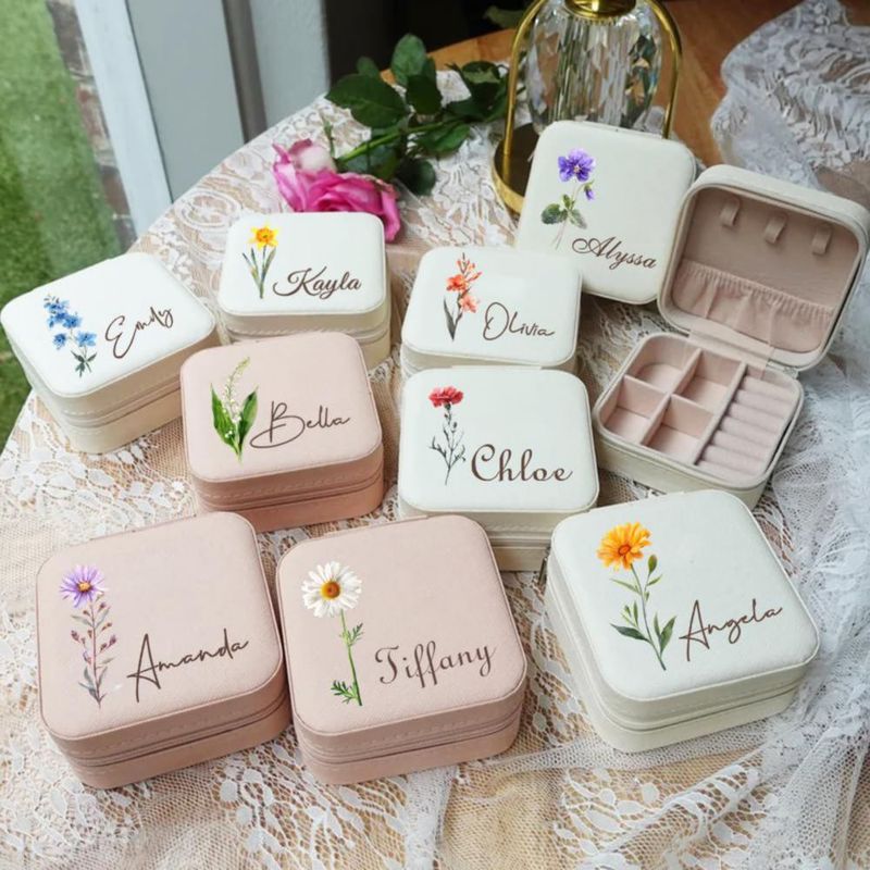 Caja de Joyería Corissy 10 × 10 × 5 cm Personalizada para Mujer
