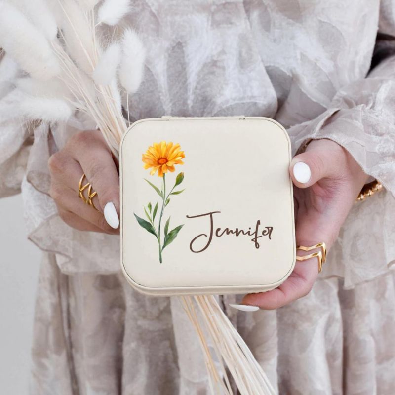 Caja de Joyería Corissy 10 × 10 × 5 cm Personalizada para Mujer