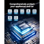 Inversor de Corriente ERAYAK 150W 12V a 110V CA USB-C
