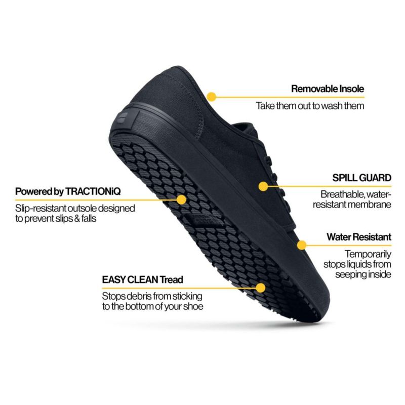 Zapatillas de Trabajo Merlin Negro Antideslizantes