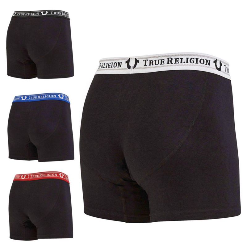 Bóxers tipo slip True Religion para hombre algodón pack de 4 camuflaje