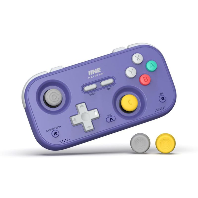 Controlador de juego IINE Retro Pocket morado