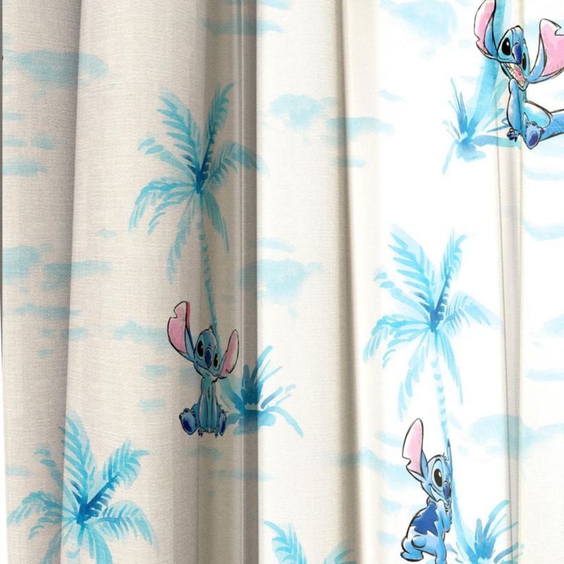 Cortinas Jay Franco 107 cm Blanco Lilo & Stitch (2 unidades)