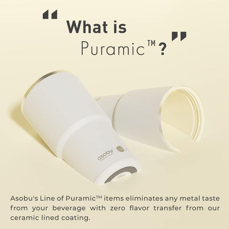 Taza térmica Asobu 620 ml con revestimiento cerámico aislado