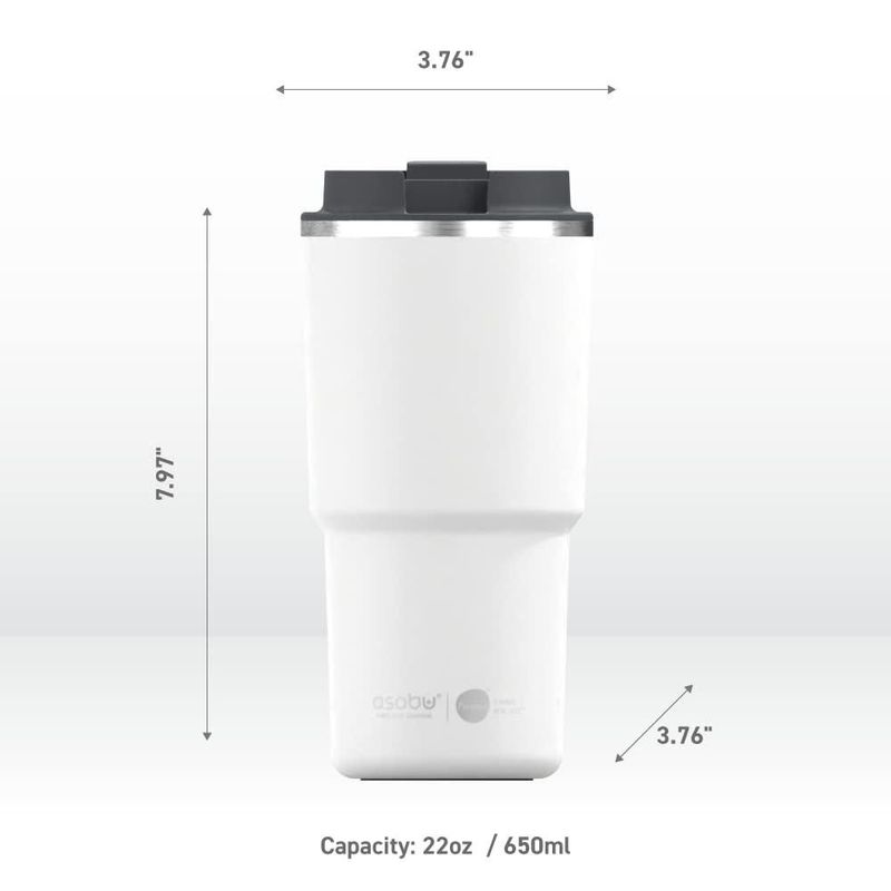 Taza térmica Asobu 620 ml con revestimiento cerámico aislado
