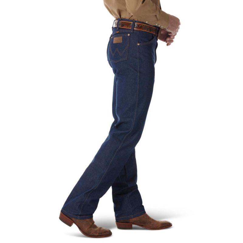 JEANS Wrangler 28W x 30L Índigo Rígido Corte Vaquero