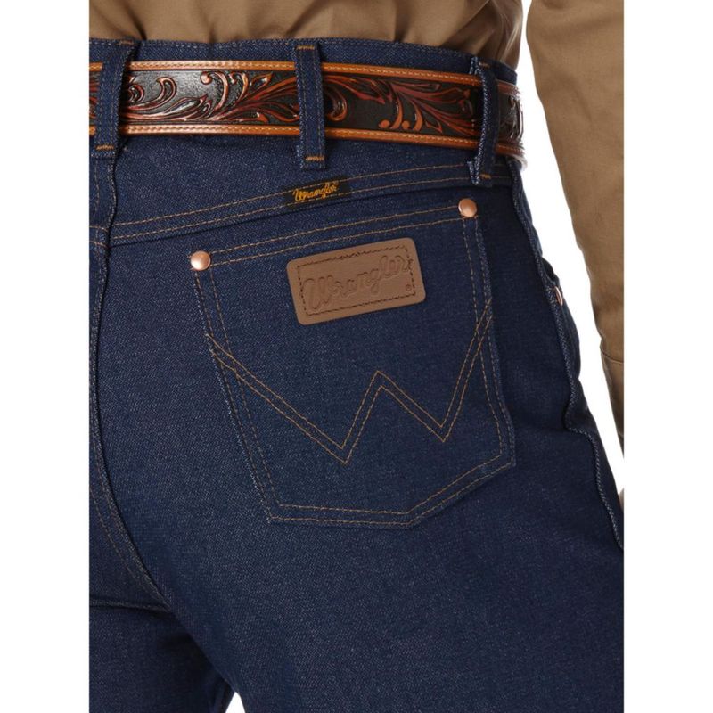 JEANS Wrangler 28W x 30L Índigo Rígido Corte Vaquero