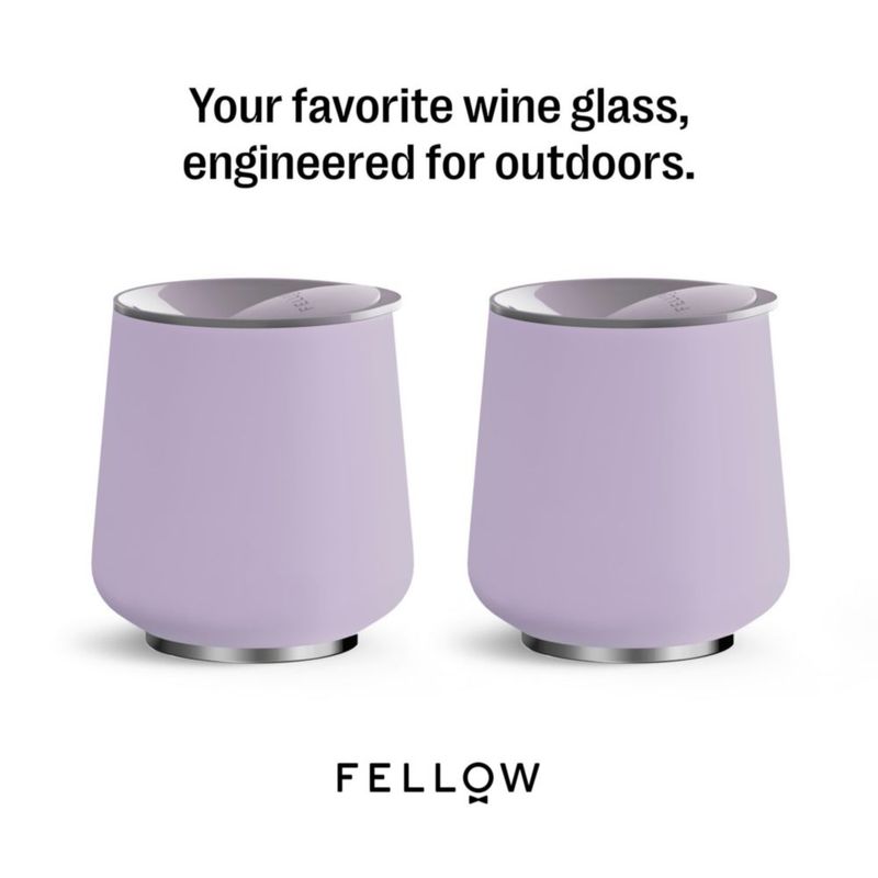 Vaso térmico de vino Fellow 354 ml juego de 2 color Peri Twinkle