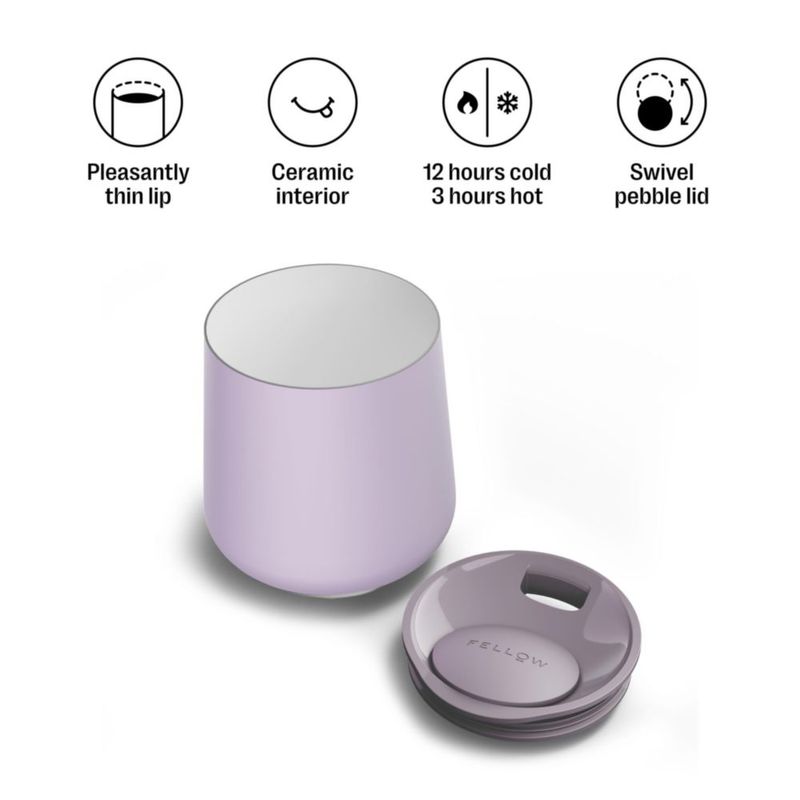 Vaso térmico de vino Fellow 354 ml juego de 2 color Peri Twinkle