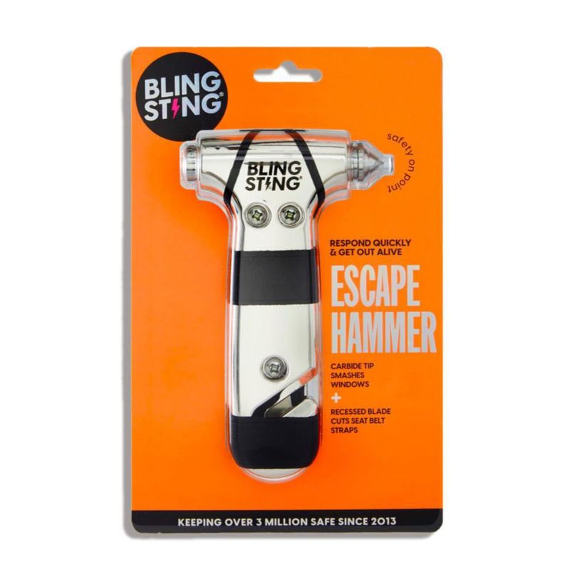 Martillo de Seguridad BLINGSTING Rompeventanas y Cortacinturón