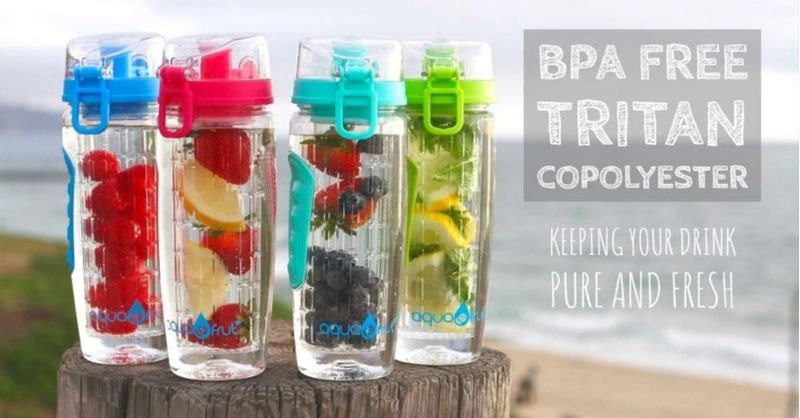 Botella Aquafrut 950 ml Tritan con Infusor de Frutas