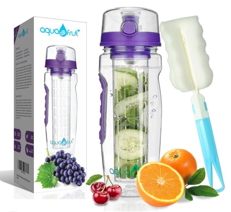 Botella Aquafrut 950 ml Tritan con Infusor de Frutas