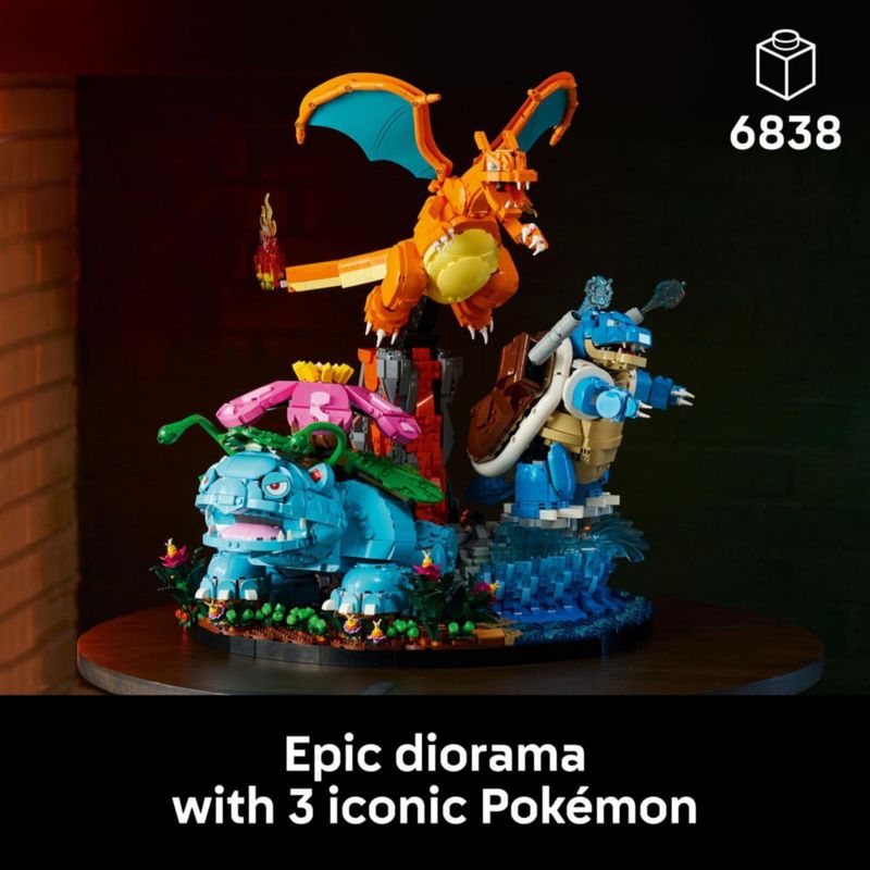 Set de Construcción LEGO Pokémon 72153 Venusaur Charizard