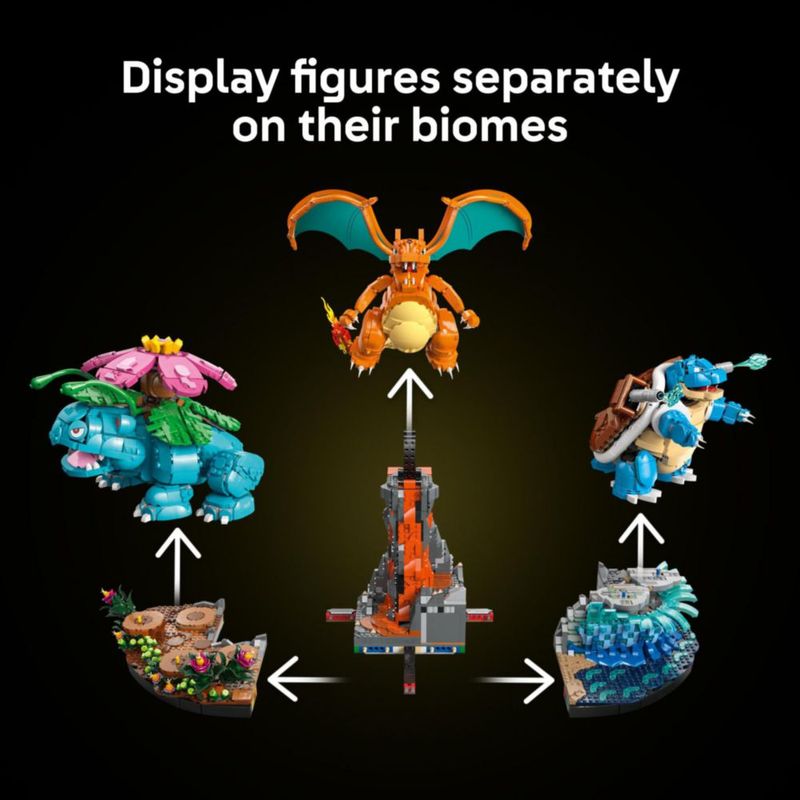 Set de Construcción LEGO Pokémon 72153 Venusaur Charizard