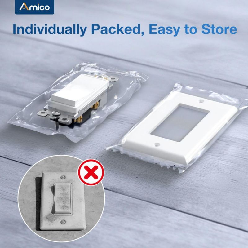 Interruptor de luz Amico 15A 120/277V certificado UL