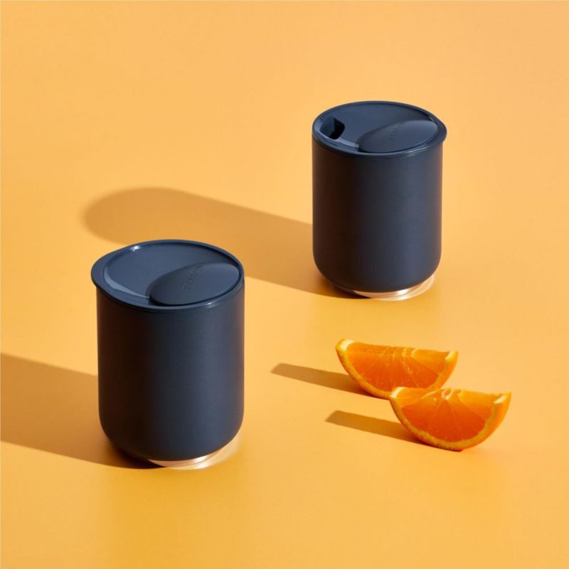 Juego de 2 vasos bajos Fellow Rocky 296 ml azul piedra
