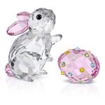 Figurita Swarovski Idyllia Conejo y Huevo 4 × 3 × 5 cm