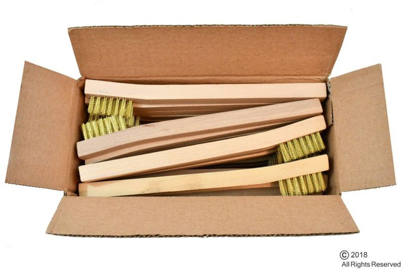 Cepillo de alambre VCT 20 cm paquete de 24 latón