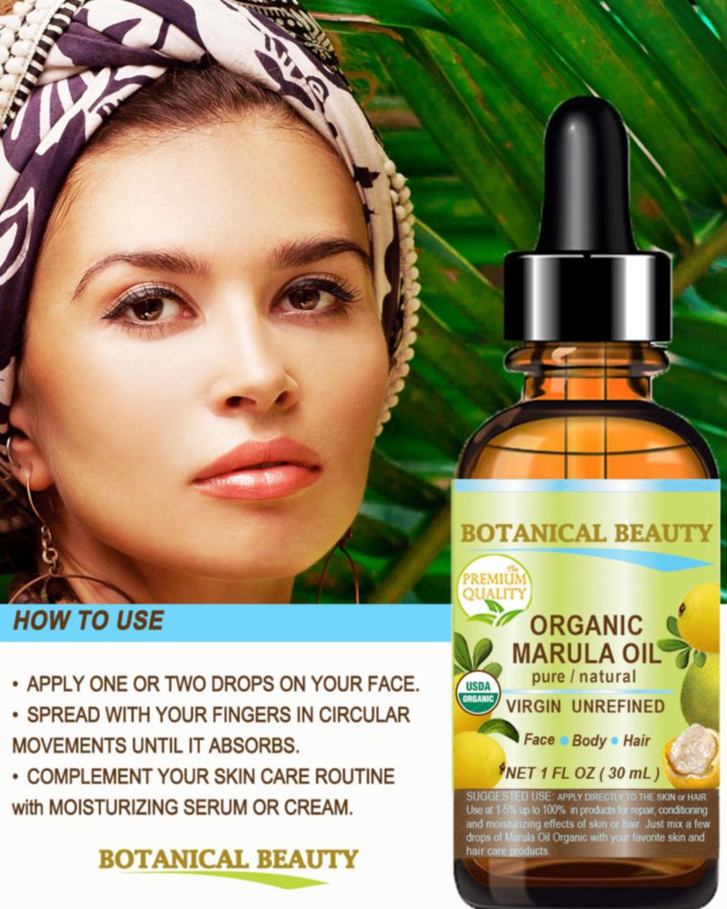 Aceite de Marula Botanical Beauty 15 ml para rostro cabello y cuerpo