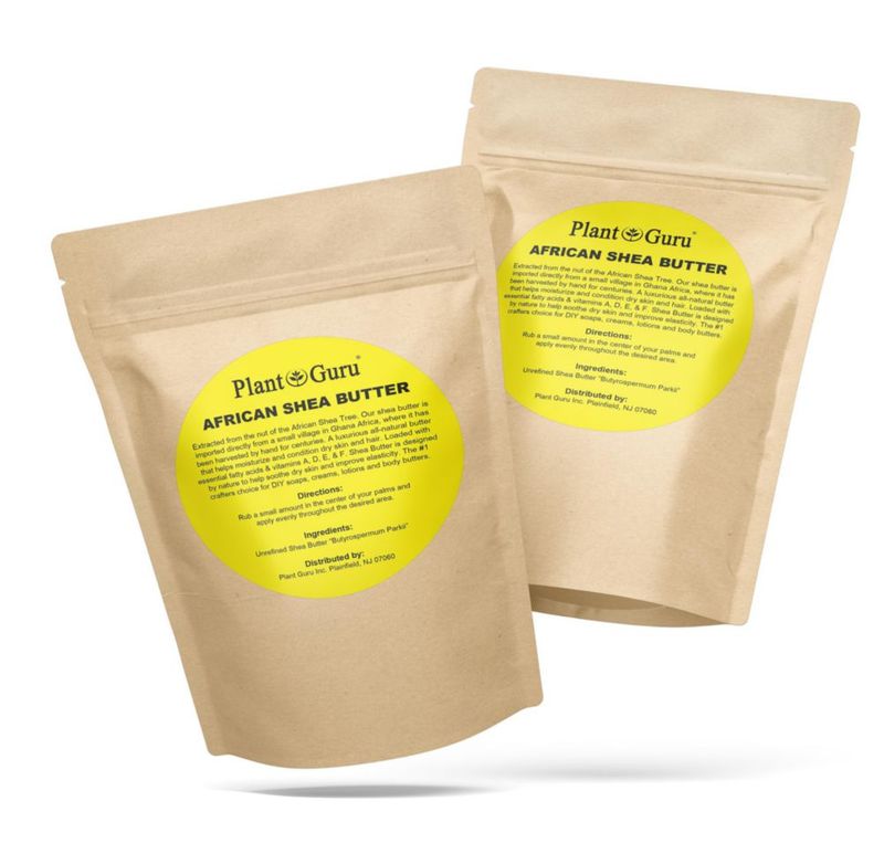 Manteca de Karité Plant Guru 227 g 100 % Pura Natural Color Marfil