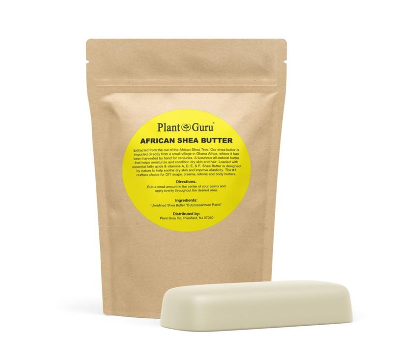 Manteca de Karité Plant Guru 227 g 100 % Pura Natural Color Marfil
