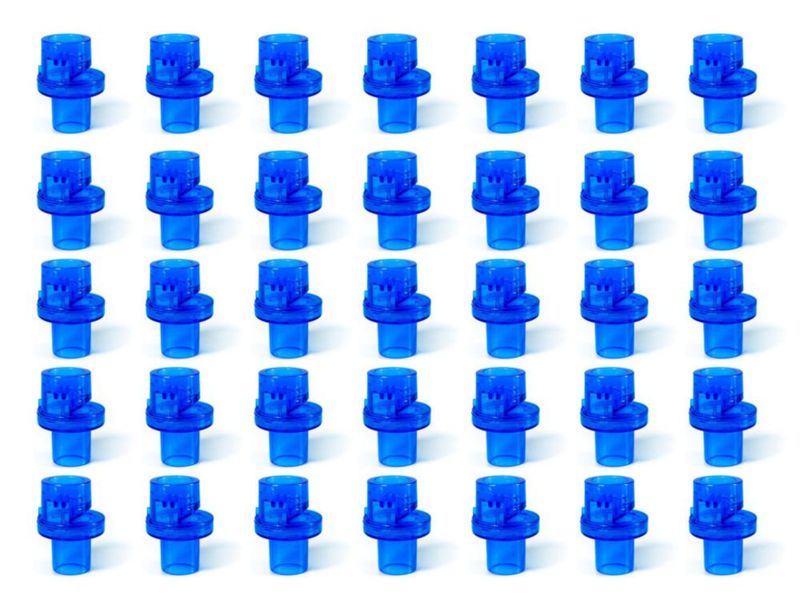 Válvulas de entrenamiento para RCP Sepanda 100 piezas unidireccional azul