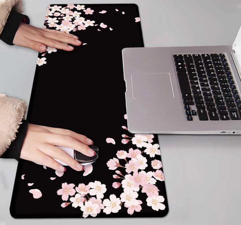Alfombrilla para ratón IMAYONDIA 80x30 cm Sakura Cerezo en flor