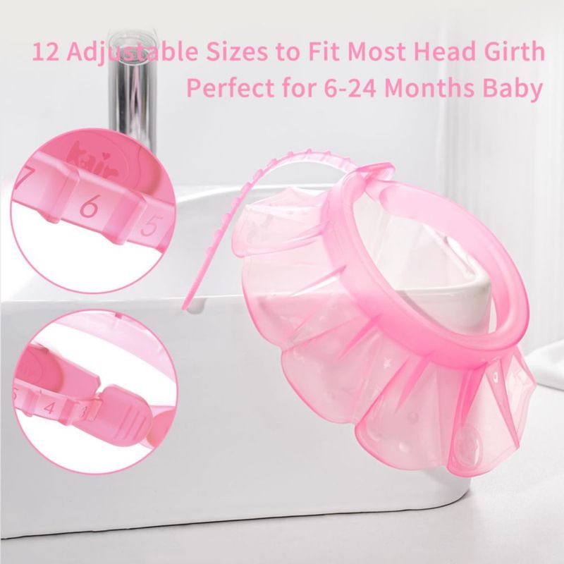 Gorro de baño kair para bebé de silicona 31-48 cm