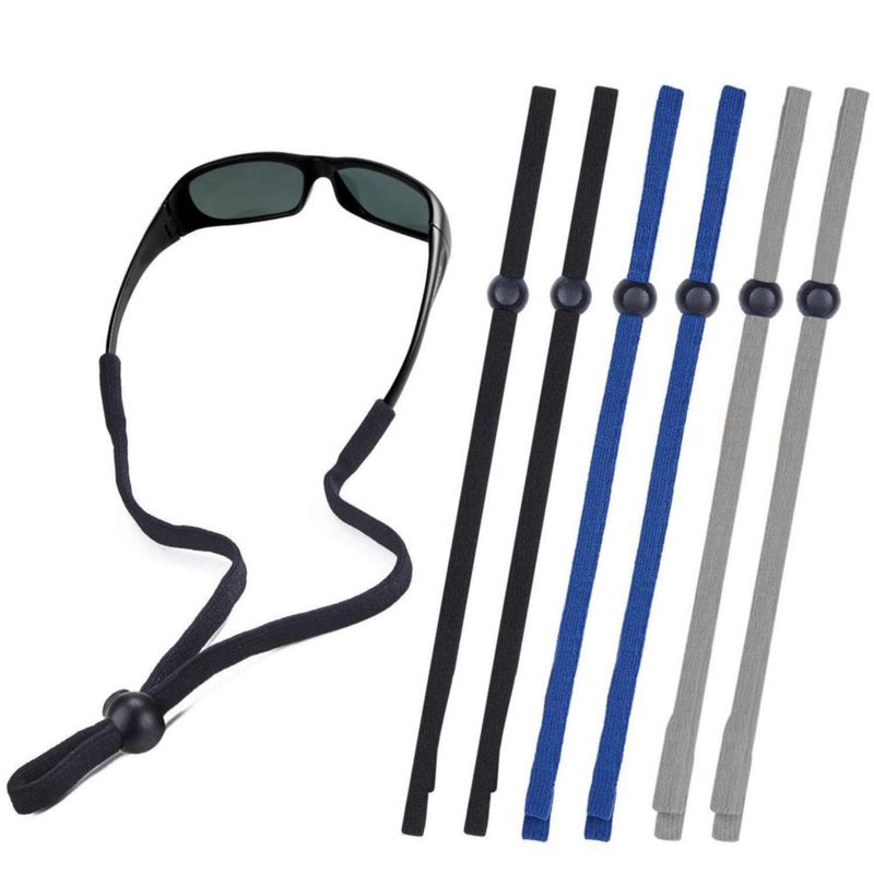 Soporte para gafas de sol SHINKODA 60 cm 6 piezas Negro/Azul Marino/Gris