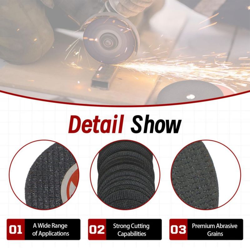 Disco de corte findmall 10 cm .040 in 5/8 in (paquete de 50)
