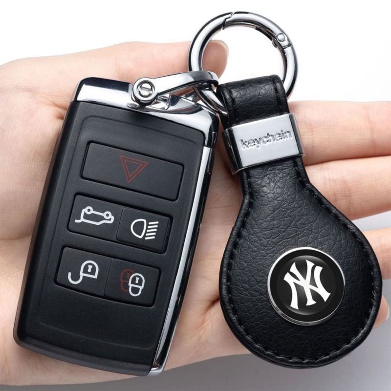 Llavero de cuero EMIJOY Yankees - Pack de 2