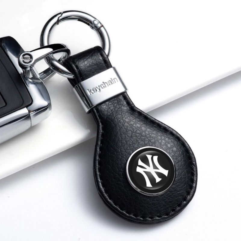 Llavero de cuero EMIJOY Yankees - Pack de 2