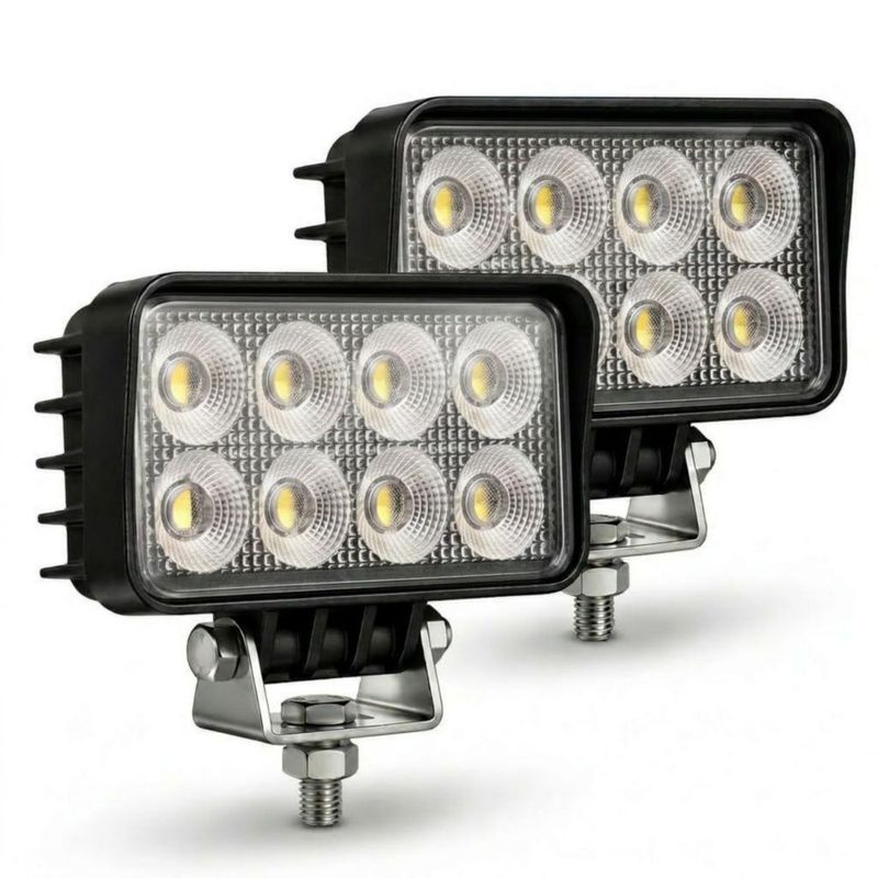 Luz de Trabajo EXZEIT 64W 12V Foco de Inundación – Pack de 2