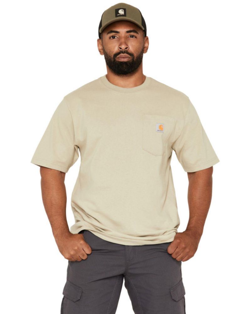 Camiseta Carhartt K87 XXL Fatiga Desgastada