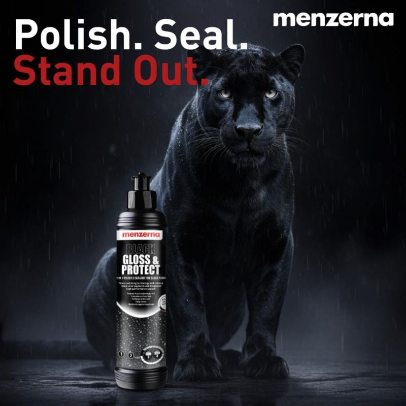 Pulimento y sellador 2 en 1 Menzerna Black Gloss & Protect 237 ml