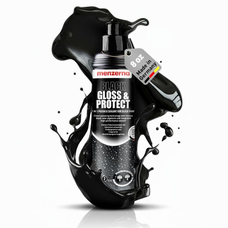 Pulimento y sellador 2 en 1 Menzerna Black Gloss & Protect 237 ml