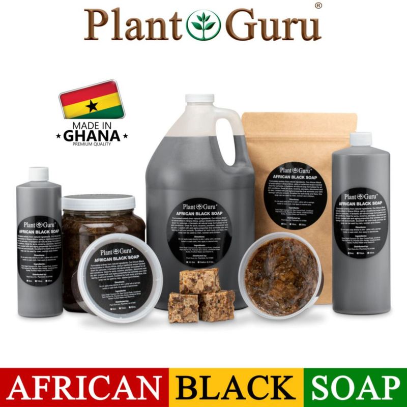Jabón Negro Africano Plant Guru 142 g Natural de Ghana