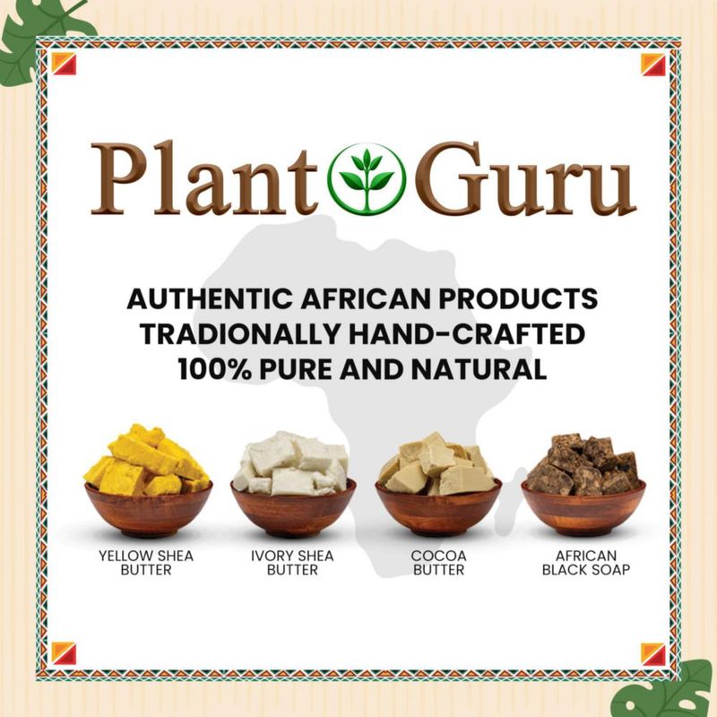 Jabón Negro Africano Plant Guru 142 g Natural de Ghana