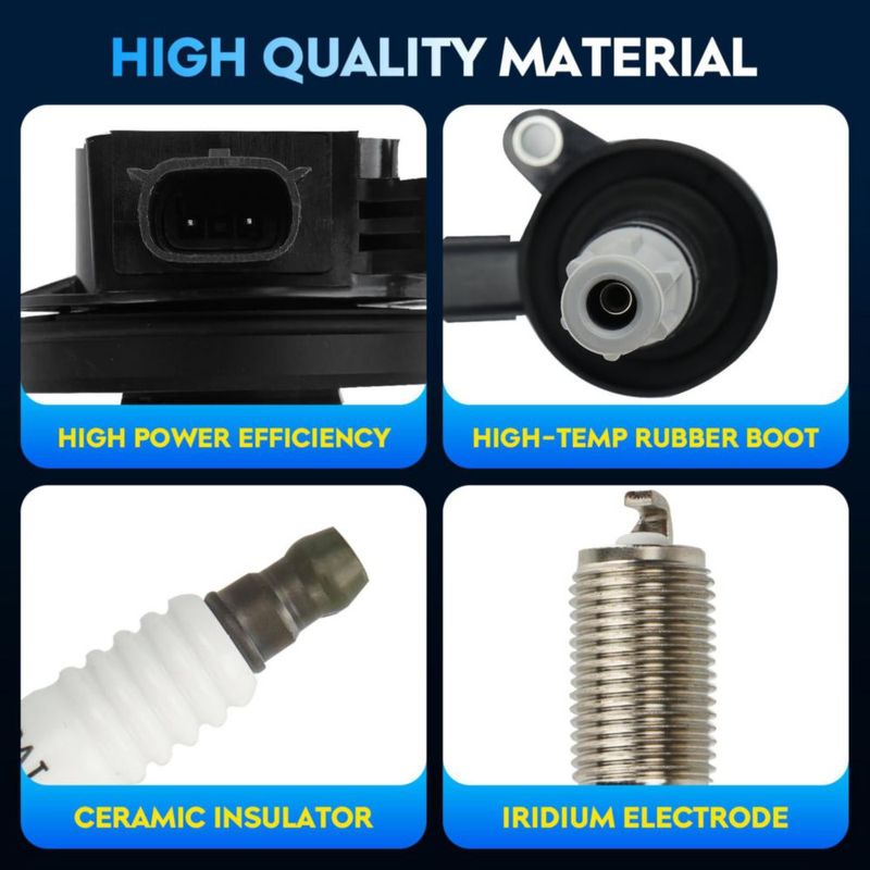 Bobinas de encendido Aeagle 8 unidades + bujías para Ford F-150/Mustang