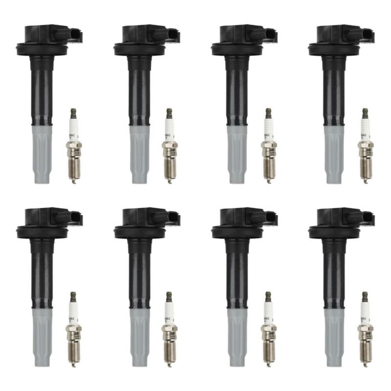 Bobinas de encendido Aeagle 8 unidades + bujías para Ford F-150/Mustang