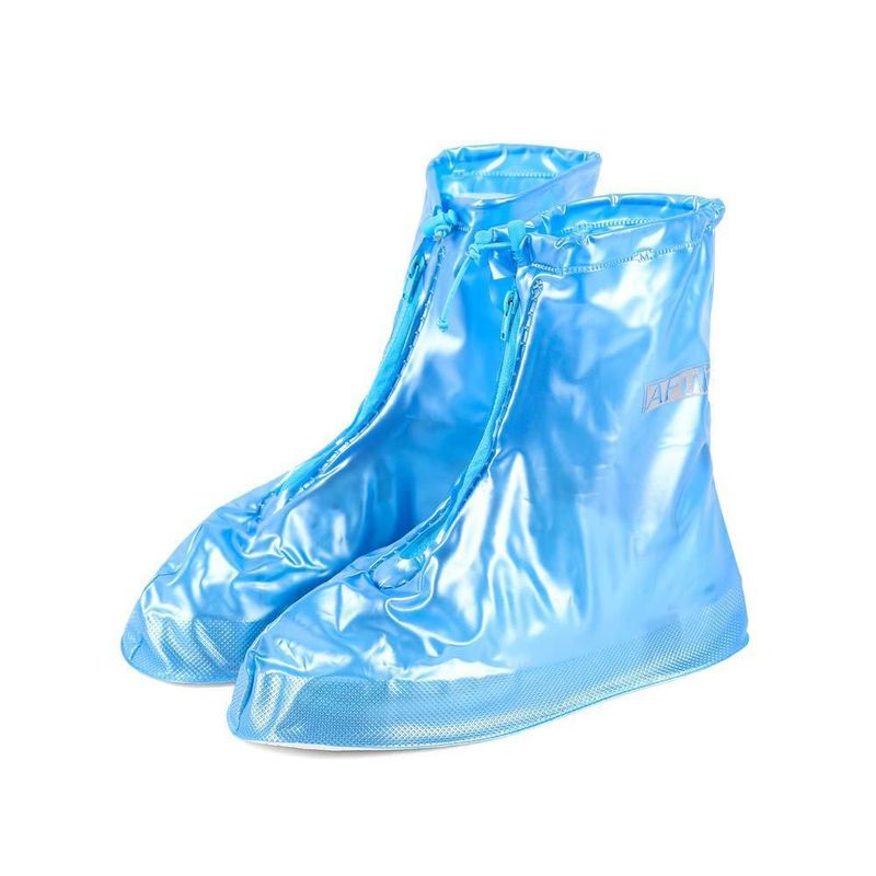 Cubiertas Impermeables para Calzado AFULILI Talla Grande Azul Antideslizantes