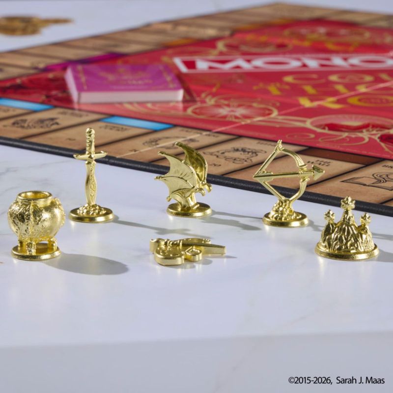 Monopoly: Edición A Court of Thorns and Roses para Adultos | Licencia Oficial | Inspirado en la Serie Bestseller | 17+ años | 2-6 jugadores