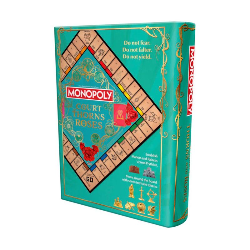 Monopoly: Edición Especial de A Court of Thorns and Roses – Juego de Mesa para Adultos | Licencia Oficial | +17 años | de 2 a 6 jugadores