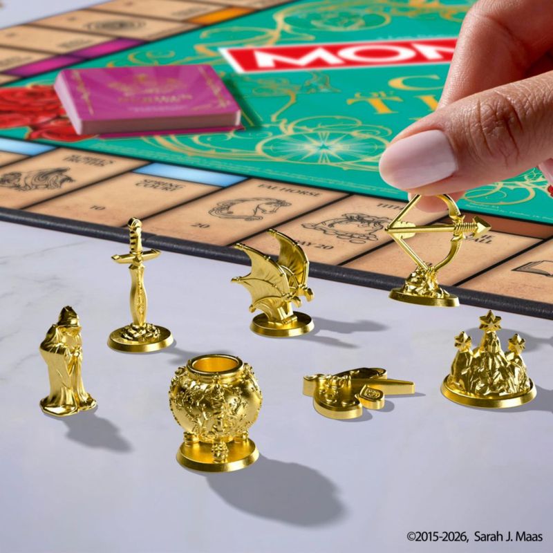 Monopoly: Edición Especial de A Court of Thorns and Roses – Juego de Mesa para Adultos | Licencia Oficial | +17 años | de 2 a 6 jugadores
