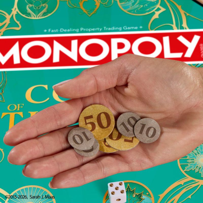 Monopoly: Edición Especial de A Court of Thorns and Roses – Juego de Mesa para Adultos | Licencia Oficial | +17 años | de 2 a 6 jugadores