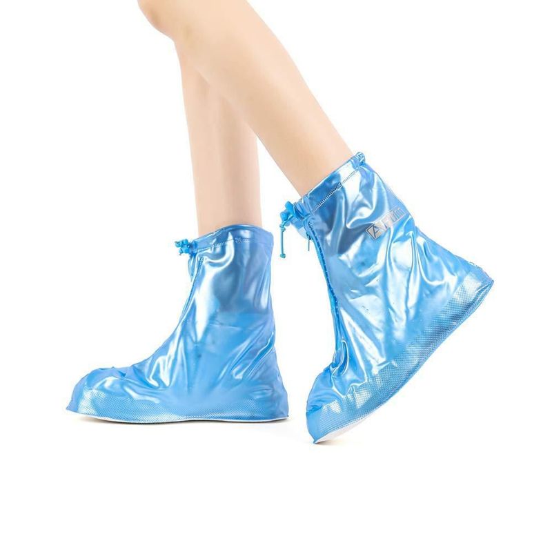 Cubiertas Impermeables Antideslizantes para Zapatos AFULILI Azul Talla Pequeña