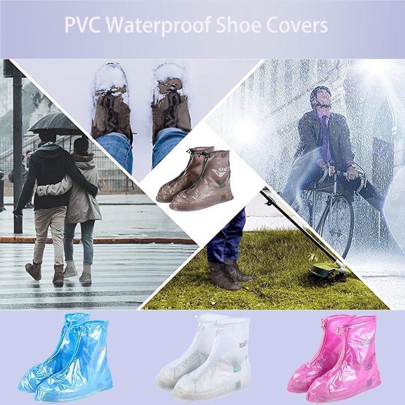 Cubiertas Impermeables Antideslizantes para Zapatos AFULILI Azul Talla Pequeña