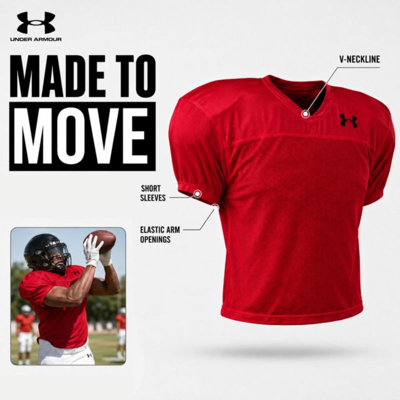 Camisa Under Armour Talla Pequeña Rojo