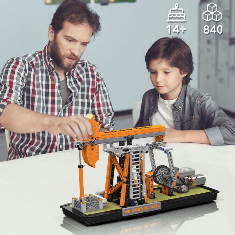Bloques de Construcción Mould King 17087 Modelo de Campo Petrolero
